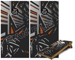 Cornhole Game Board Vinyl Skin Wrap Kit - Premium Laminated - Baja 0023 Orange Burnt fits 24x48 game boards (GAMEBOARDS NOT INCLUDED)