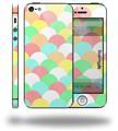 Brushed Cirlces Multi Light - Decal Style Vinyl Skin (fits Apple Original iPhone 5, NOT the iPhone 5C or 5S)