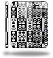 Skull And Crossbones Pattern Bw - Decal Style Vinyl Skin (fits Apple Original iPhone 5, NOT the iPhone 5C or 5S)