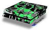 Vinyl Decal Skin Wrap compatible with Sony PlayStation 4 Original Console SceneKid Green (PS4 NOT INCLUDED)