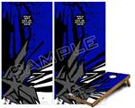 Cornhole Game Board Vinyl Skin Wrap Kit - Baja 0040 Blue Royal fits 24x48 game boards (GAMEBOARDS NOT INCLUDED)