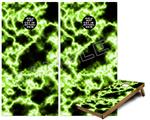 Cornhole Game Board Vinyl Skin Wrap Kit - Electrify Green fits 24x48 game boards (GAMEBOARDS NOT INCLUDED)