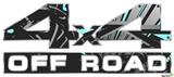 Baja 0023 Neon Teal - 4x4 Decal Bolted 13x5.5 (2 Decal Set)