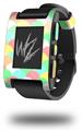 Brushed Cirlces Multi Light - Decal Style Skin fits original Pebble Smart Watch (WATCH SOLD SEPARATELY)