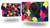 Brushed Cirlces Multi Dark - Decal Style Skin fits GoPro Hero 3+ Camera (GOPRO NOT INCLUDED)