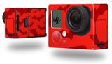 Deathrock Bats Red - Decal Style Skin fits GoPro Hero 3+ Camera (GOPRO NOT INCLUDED)