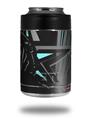 Skin Decal Wrap for Yeti Colster, Ozark Trail and RTIC Can Coolers - Baja 0023 Neon Teal (COOLER NOT INCLUDED)