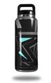 WraptorSkinz Skin Decal Wrap for Yeti Rambler Bottle 36oz Baja 0023 Neon Teal  (YETI NOT INCLUDED)