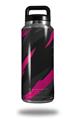 Skin Decal Wrap for Yeti Rambler Bottle 36oz Jagged Camo Hot Pink (YETI NOT INCLUDED)