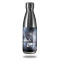 Skin Decal Wrap for RTIC Water Bottle 17oz Coral Tesseract (BOTTLE NOT INCLUDED)