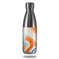 Skin Decal Wrap for RTIC Water Bottle 17oz Darkblue (BOTTLE NOT INCLUDED)