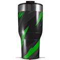 Skin Wrap Decal for 2017 RTIC Tumblers 40oz Jagged Camo Green (TUMBLER NOT INCLUDED)