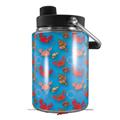 Skin Decal Wrap for Yeti Half Gallon Jug Crabs and Shells Blue Medium - JUG NOT INCLUDED by WraptorSkinz