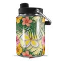 Skin Decal Wrap for Yeti Half Gallon Jug Beach Flowers 02 Yellow Sunshine - JUG NOT INCLUDED by WraptorSkinz