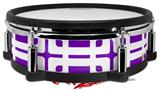 Skin Wrap works with Roland vDrum Shell PD-128 Drum Boxed Purple (DRUM NOT INCLUDED)