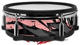 Skin Wrap works with Roland vDrum Shell PD-128 Drum Baja 0040 Pink (DRUM NOT INCLUDED)