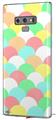 Decal style Skin Wrap compatible with Samsung Galaxy Note 9 Brushed Cirlces Multi Light