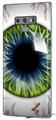 Decal style Skin Wrap compatible with Samsung Galaxy Note 9 Eyeball Blue Green