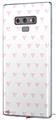 Decal style Skin Wrap compatible with Samsung Galaxy Note 9 Hearts Pink