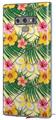 Decal style Skin Wrap compatible with Samsung Galaxy Note 9 Beach Flowers 02 Yellow Sunshine