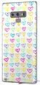 Decal style Skin Wrap compatible with Samsung Galaxy Note 9 Kearas Hearts White