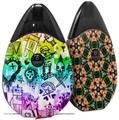 Skin Decal Wrap 2 Pack compatible with Suorin Drop Scene Kid Sketches Rainbow VAPE NOT INCLUDED