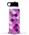 Skin Wrap Decal compatible with Hydro Flask Wide Mouth Bottle 32oz Scales Pink Purple (BOTTLE NOT INCLUDED)