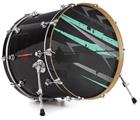 Vinyl Decal Skin Wrap for 20" Bass Kick Drum Head Baja 0014 Seafoam Green - DRUM HEAD NOT INCLUDED