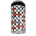 WraptorSkinz Skin Decal Wrap compatible with Yeti 16oz Tall Colster Can Cooler Insulator Locknodes 05 Red (COOLER NOT INCLUDED)