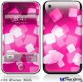 iPhone 3GS Skin - Bokeh Squared Hot Pink