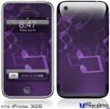 iPhone 3GS Skin - Bokeh Music Purple