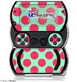 Kearas Polka Dots Pink And Blue - Decal Style Skins (fits Sony PSPgo)