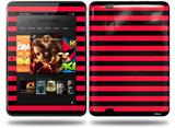 Stripes Red Decal Style Skin fits Amazon Kindle Fire HD 8.9 inch