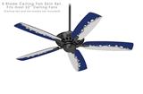 Ripped Colors Blue Gray - Ceiling Fan Skin Kit fits most 52 inch fans (FAN and BLADES SOLD SEPARATELY)
